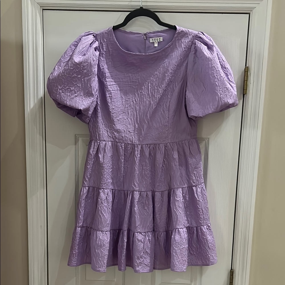 Juniors Purple Dress